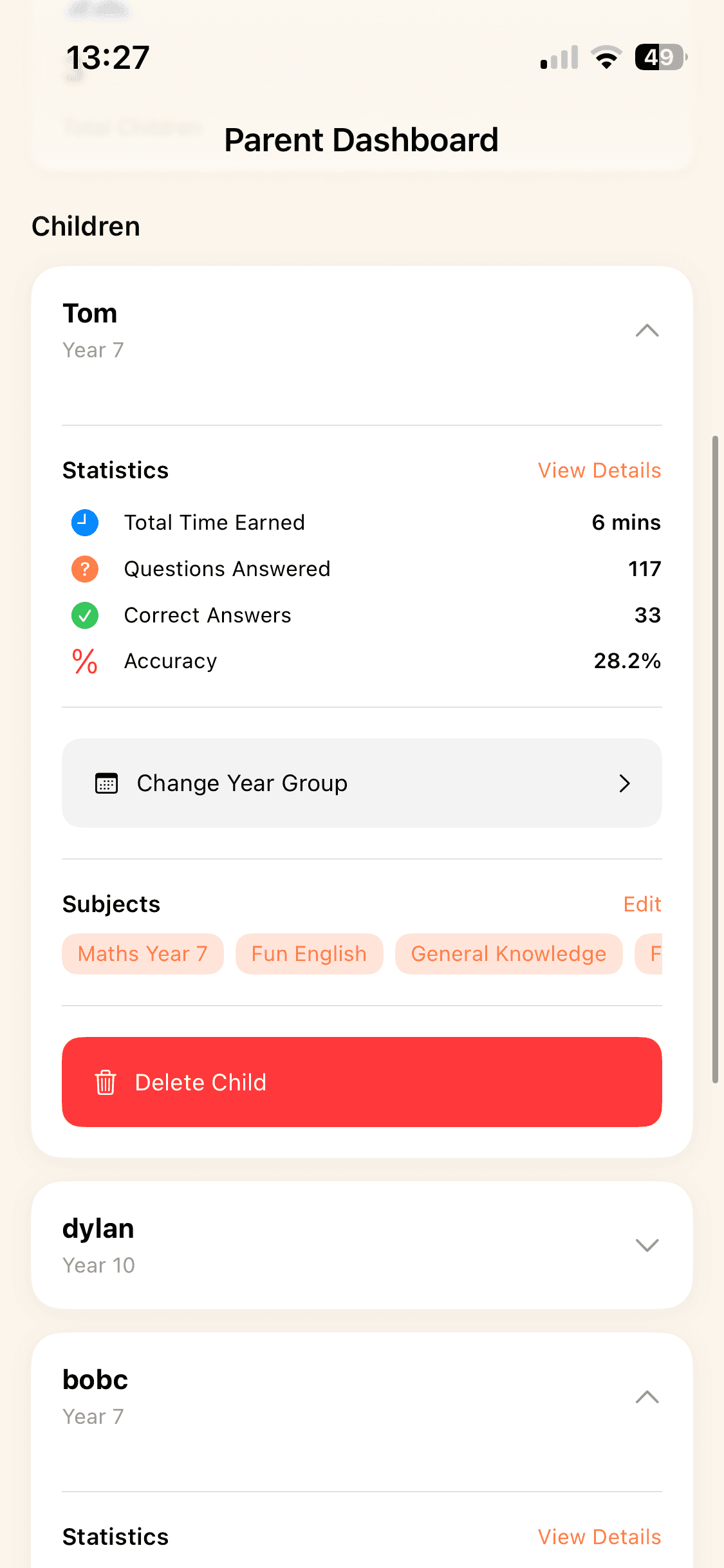 EarnIt app experience